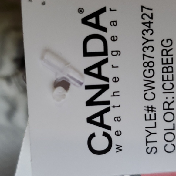 Canada Weather Gear NWT  Authentic grey and white fleece Quarter zip XL - Picture 6 of 14